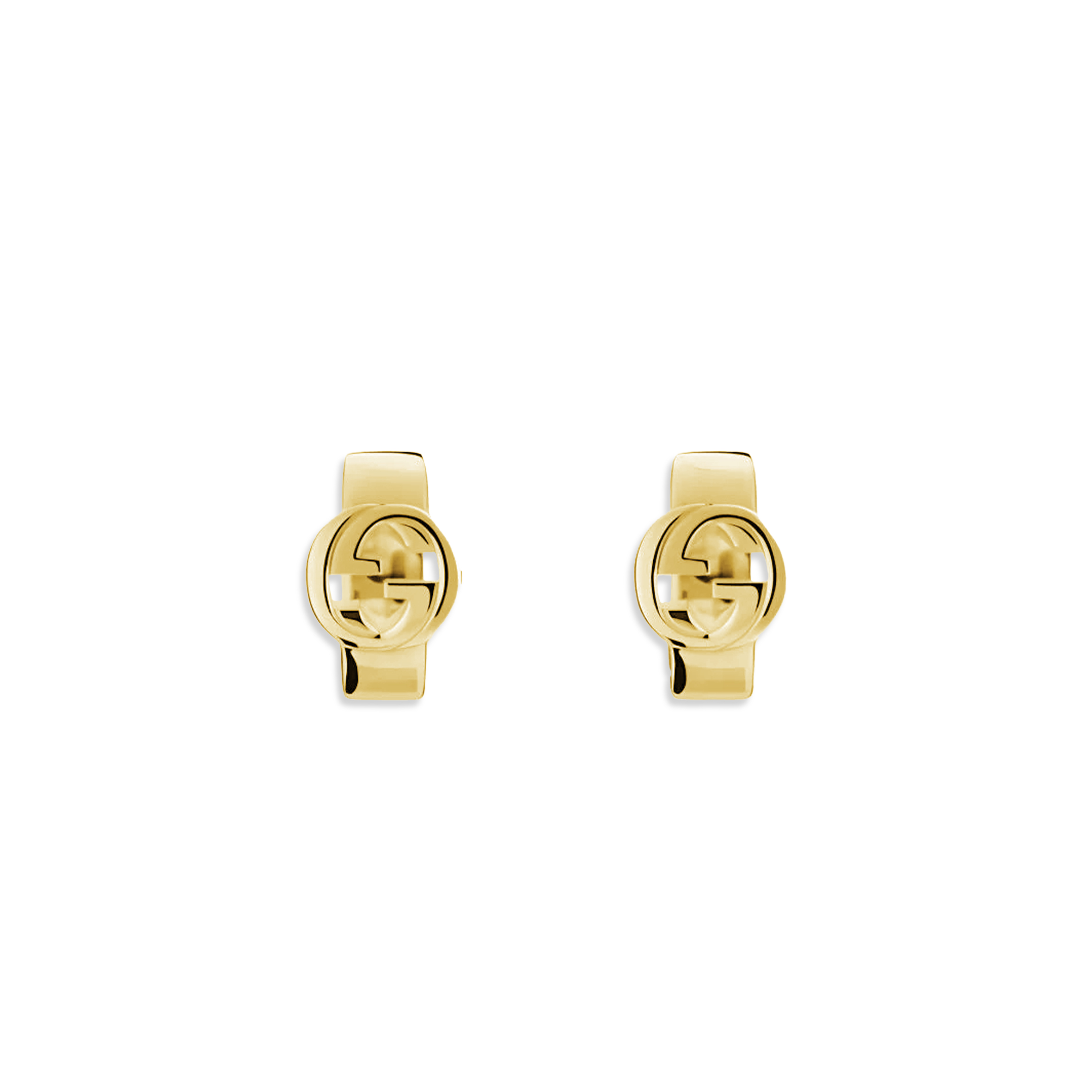 Gvc*1 interlocking hoop earrings ‎796346